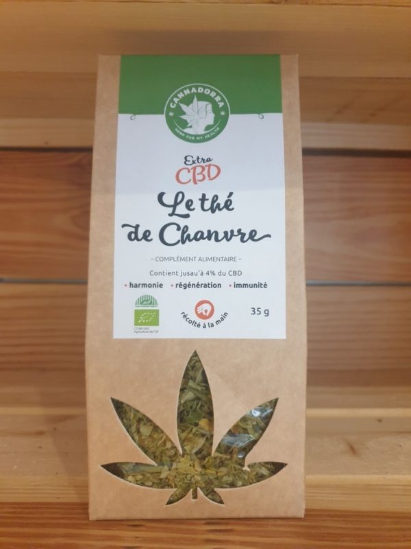 Thé de chanvre Extra CBD - Vente en ligne et en boutique Grenier Verdoyant Mulhouse