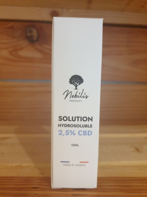 Huile CBD Hydrosoluble 2, 5 % en vente au Grenier Verdoyant à Mulhouse et sur le site internet. Livraison rapide.